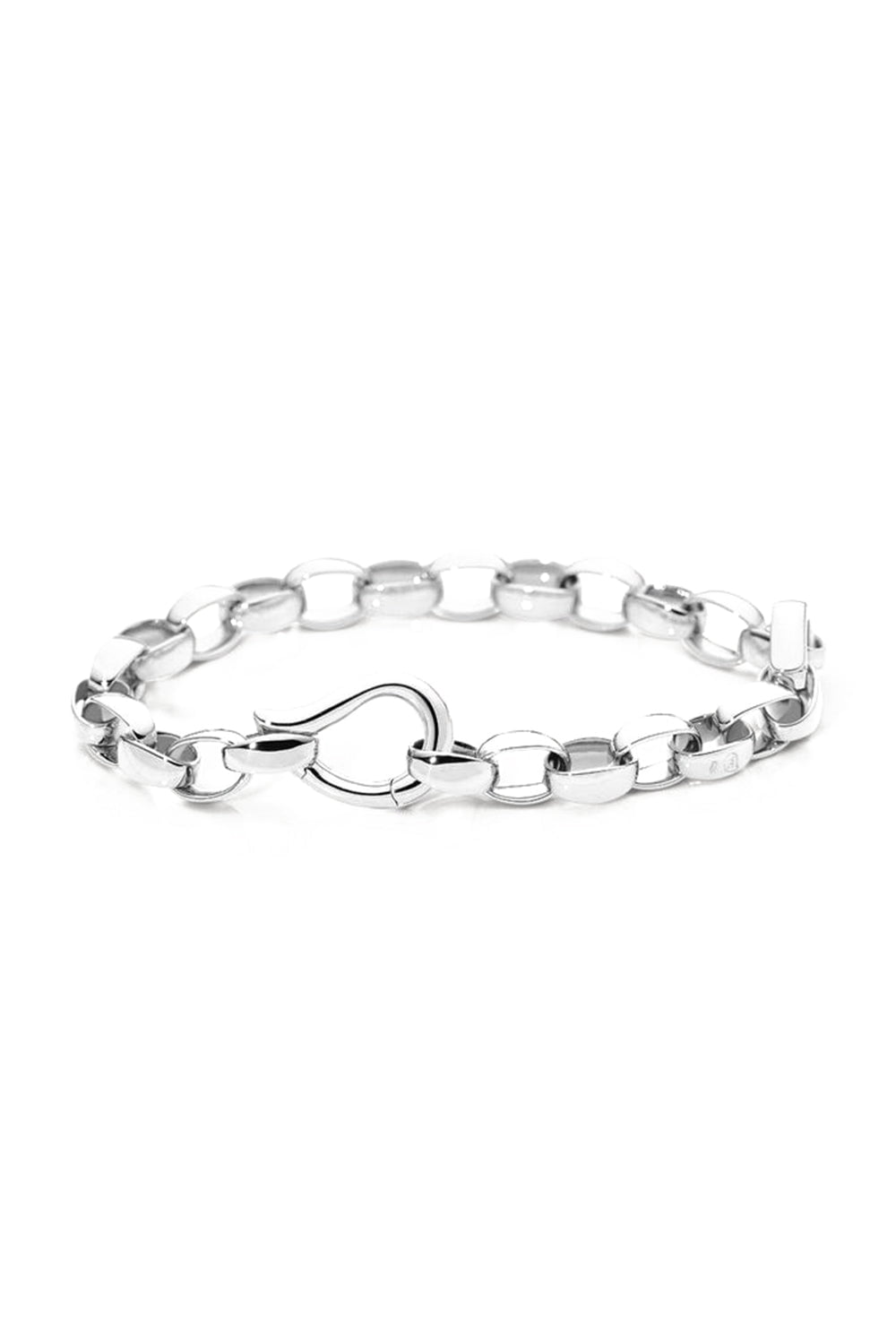 TAMARA COMOLLI-Signature Drop Bracelet-WHITE GOLD