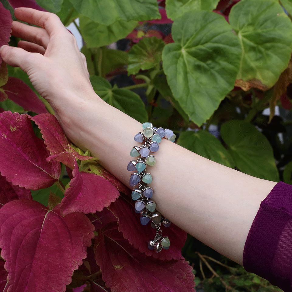 TAMARA COMOLLI-Spring Mikado Flamenco Bracelet-WHITE GOLD