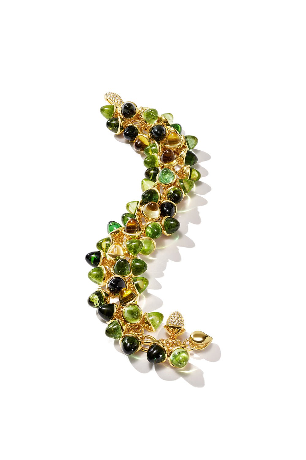 TAMARA COMOLLI-Mikado Flamenco Rainforest Bracelet-YELLOW GOLD
