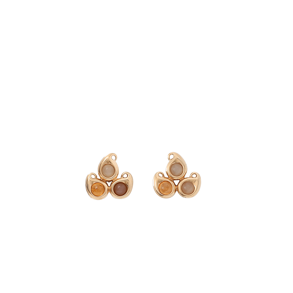 TAMARA COMOLLI-Camel Paisley Earrings-ROSE GOLD
