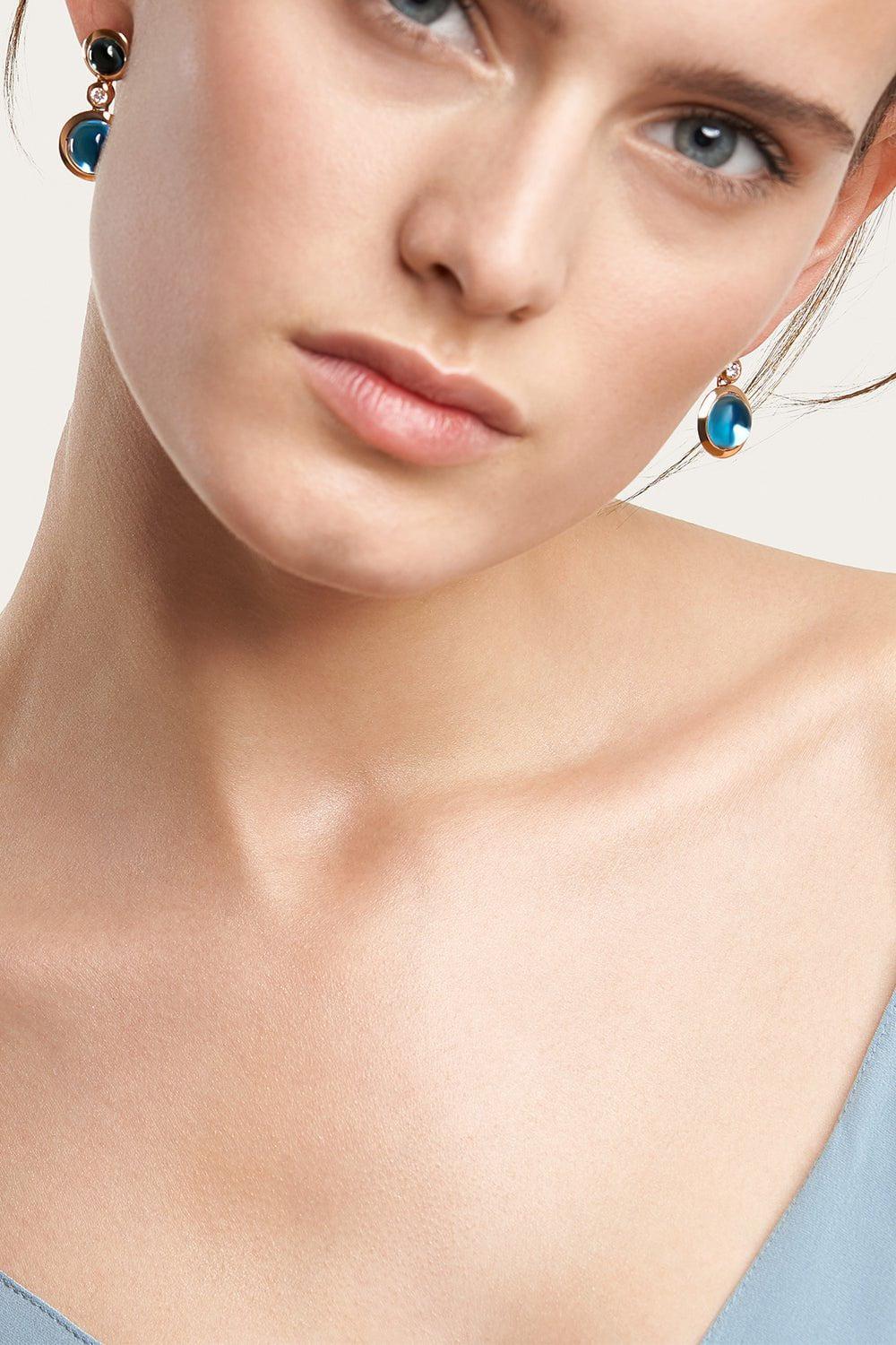 TAMARA COMOLLI-Classic Sky Bouton Earrings-ROSE GOLD