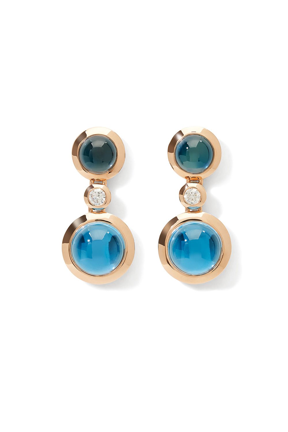 TAMARA COMOLLI-Classic Sky Bouton Earrings-ROSE GOLD