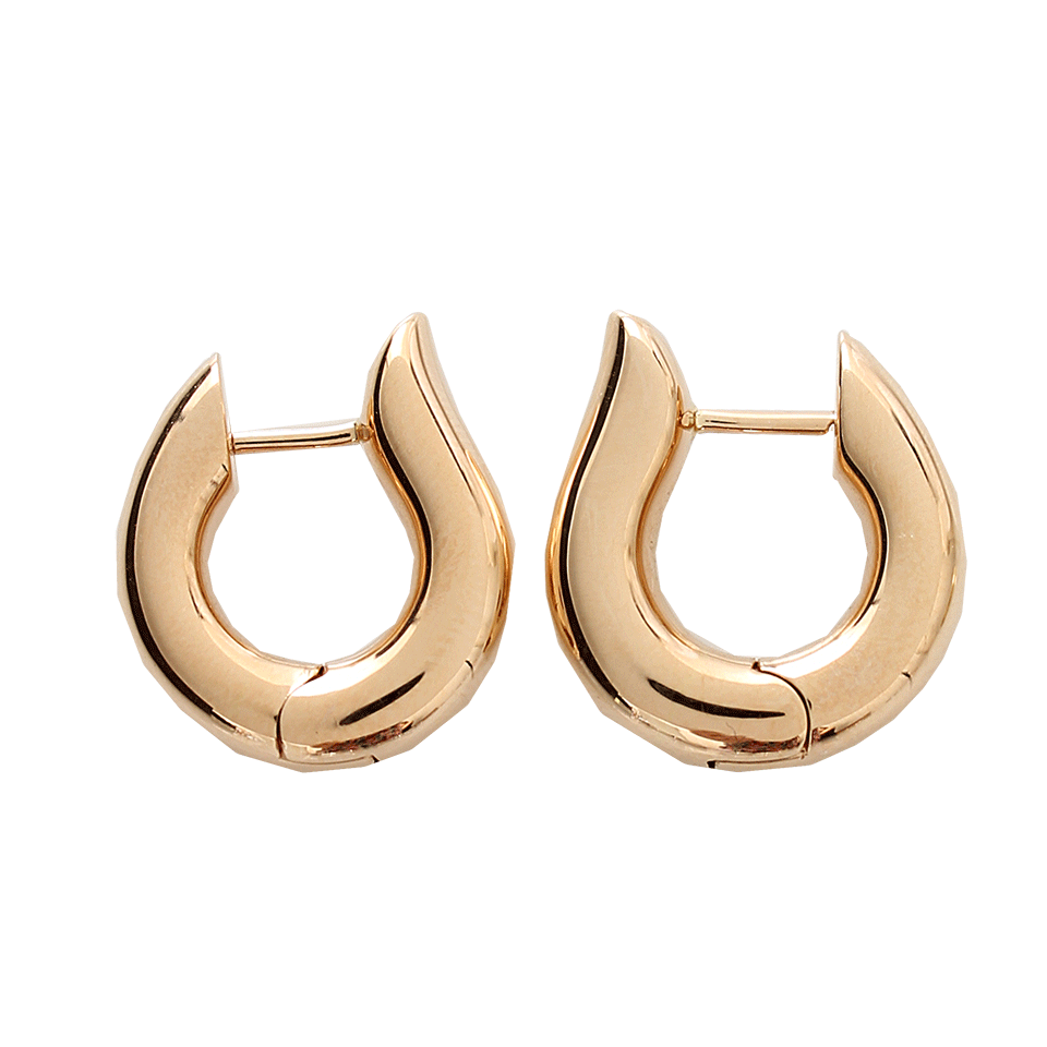 TAMARA COMOLLI-Medium Drop Hoop Earrings-ROSE GOLD