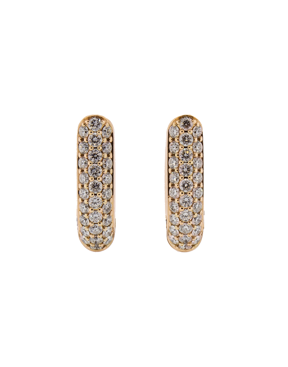 TAMARA COMOLLI-Medium Drop Hoop Earrings-ROSE GOLD