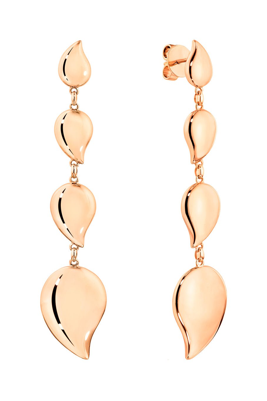 TAMARA COMOLLI-Signature Wave Earrings-ROSE GOLD