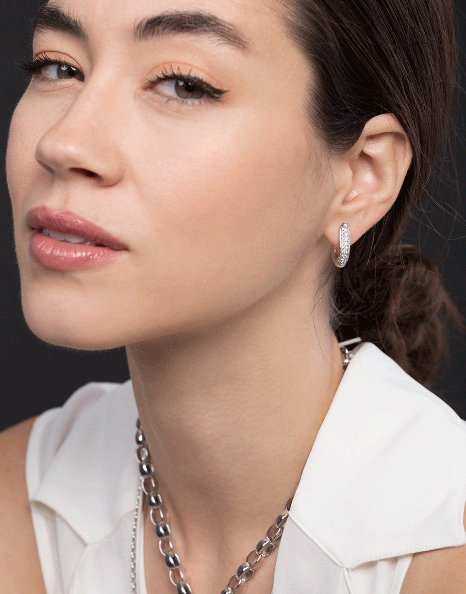 TAMARA COMOLLI-Medium Pave Diamond Drop Hoops-WHITE GOLD