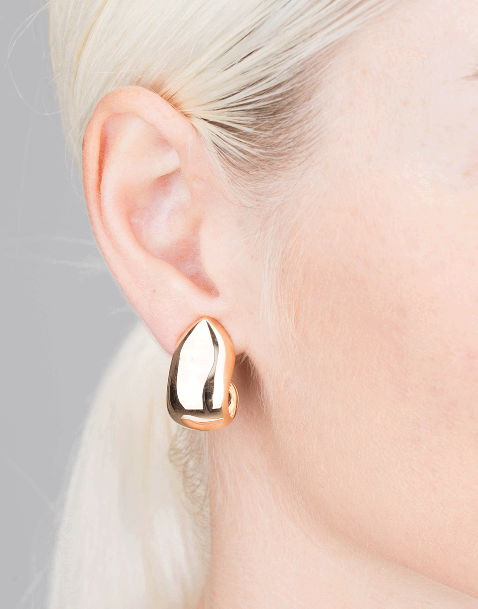 TAMARA COMOLLI-Clip Hoop Earrings-YELLOW GOLD