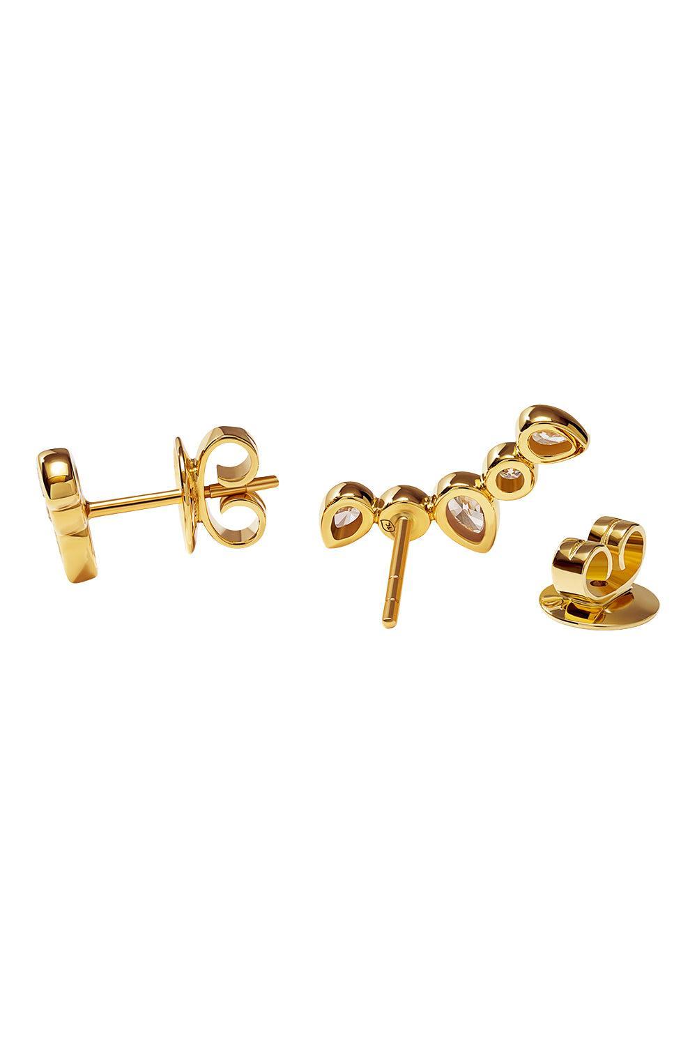 Diamond Gypsy Crawler Classic Earrings-YELLOW GOLD-JEWELRYFINE JEWELEARRING-TAMARA COMOLLI
