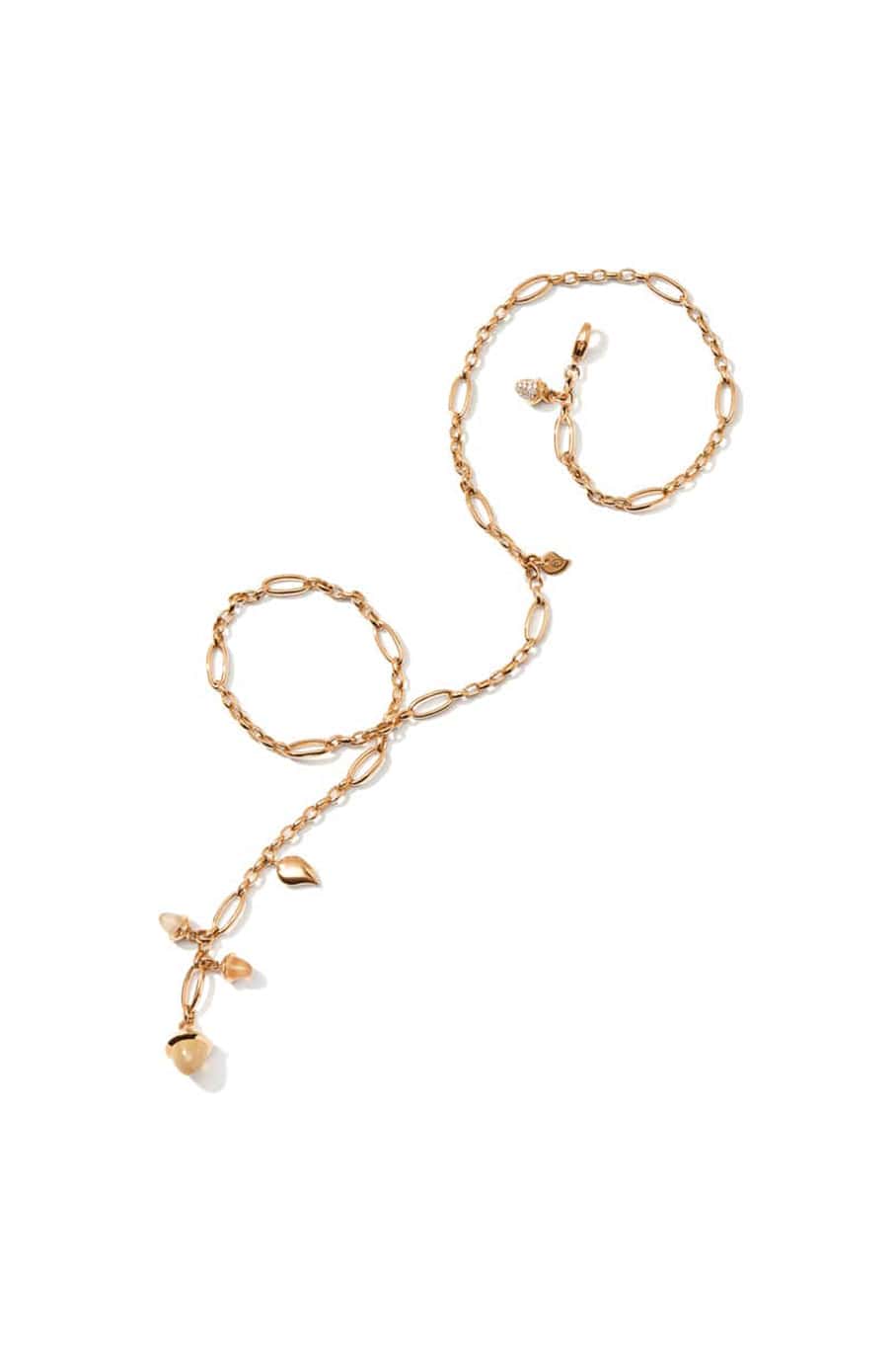 TAMARA COMOLLI-Camel Mikado Collier Necklace-ROSE GOLD