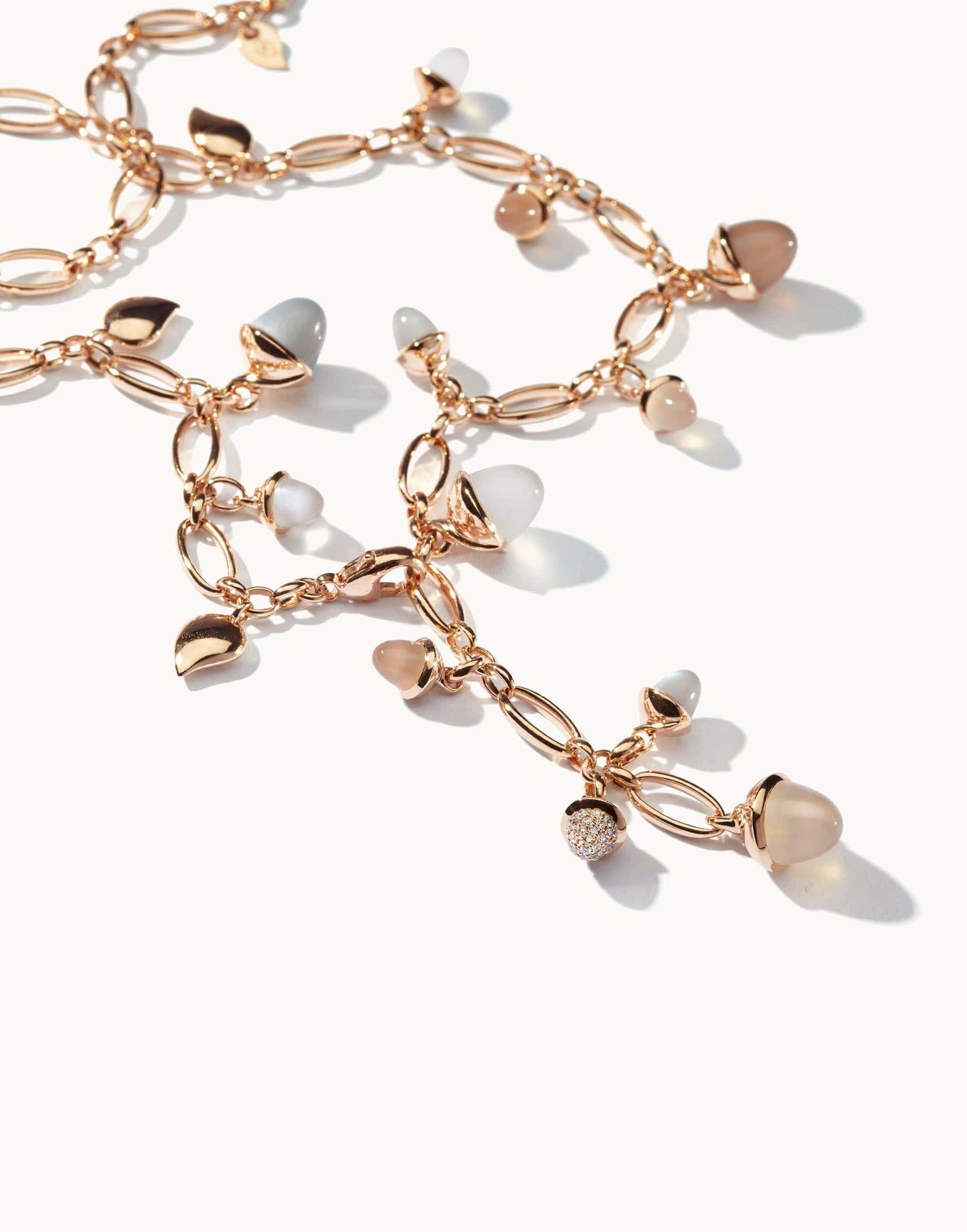 TAMARA COMOLLI-Cashmere Mikado Necklace-ROSE GOLD