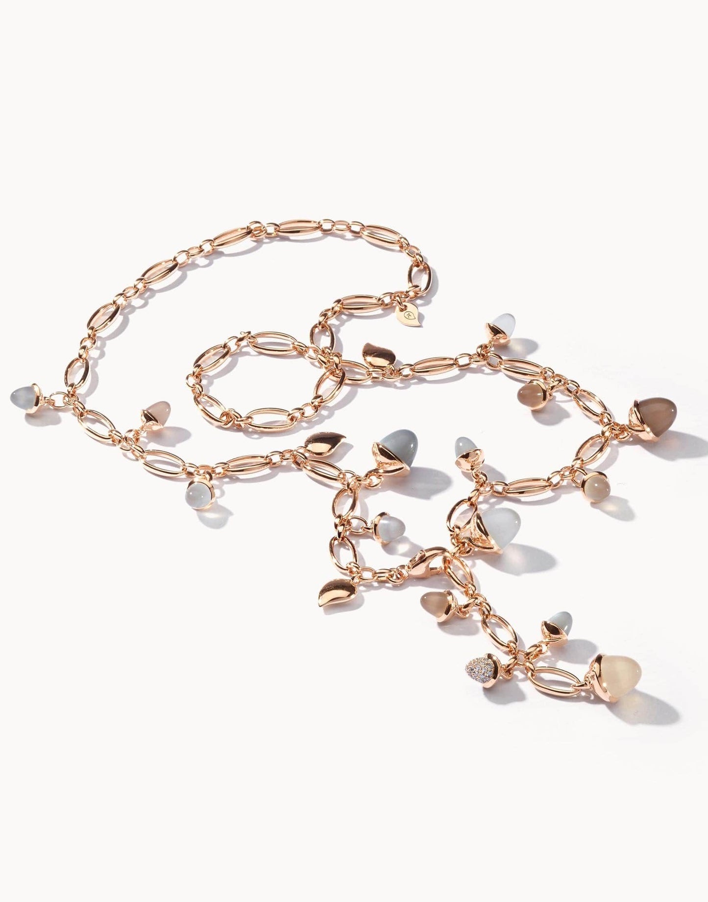 TAMARA COMOLLI-Cashmere Mikado Necklace-ROSE GOLD