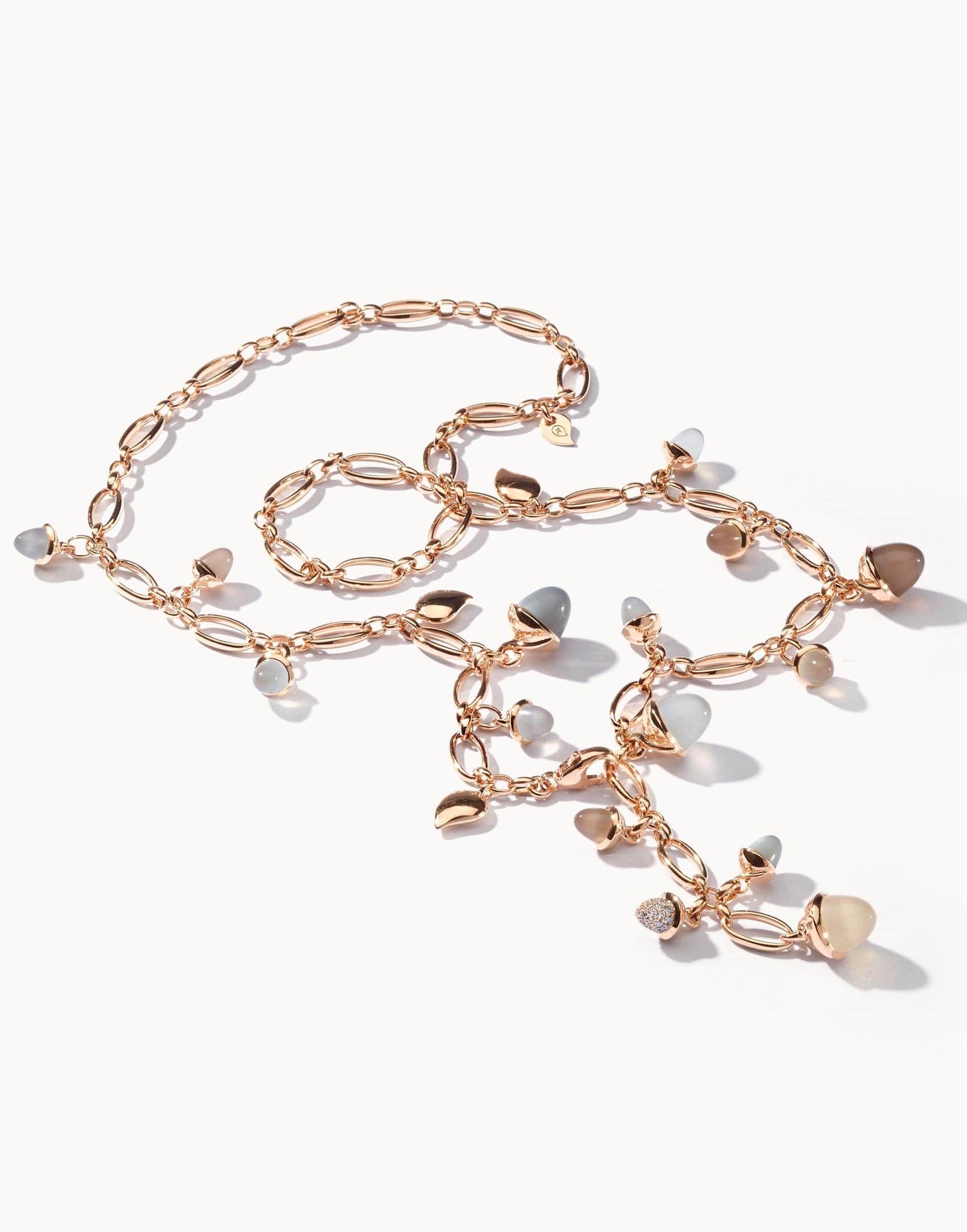 TAMARA COMOLLI-Cashmere Mikado Necklace-ROSE GOLD