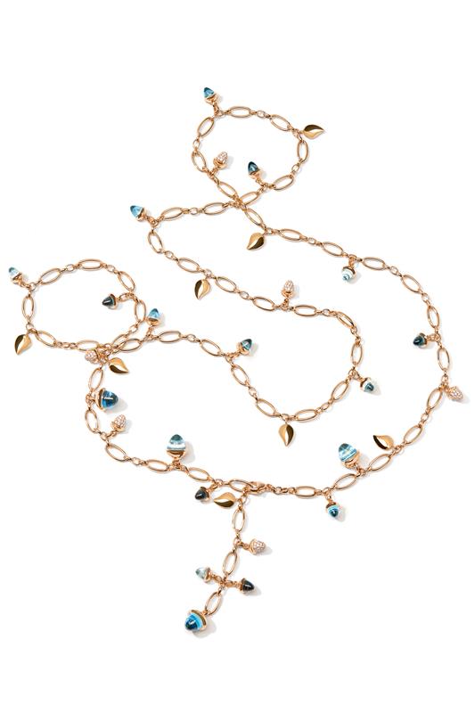 TAMARA COMOLLI-Diamond Mikado Sky Necklace-ROSE GOLD