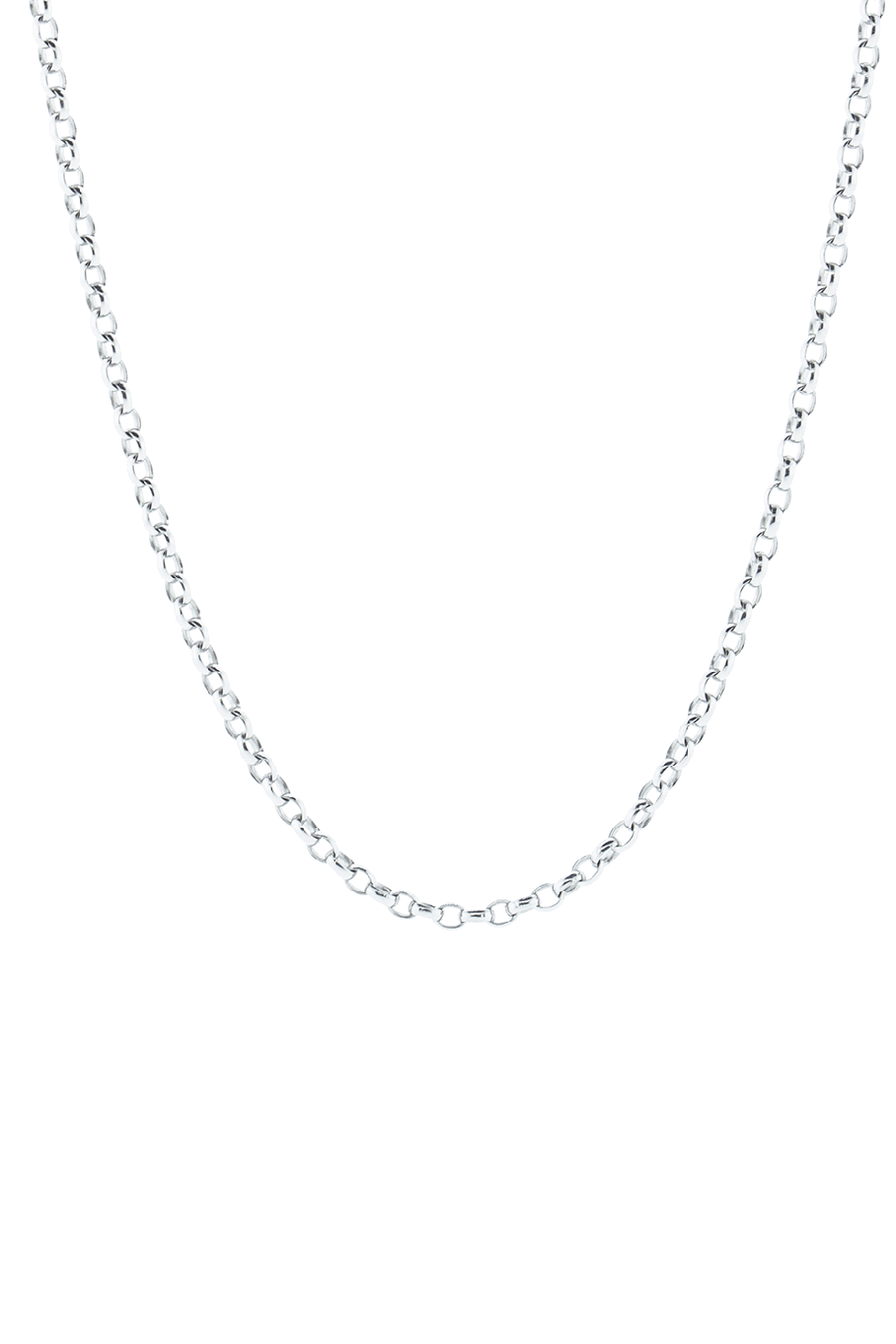 TAMARA COMOLLI-60CM 2MM Belcher Chain-WHITE GOLD