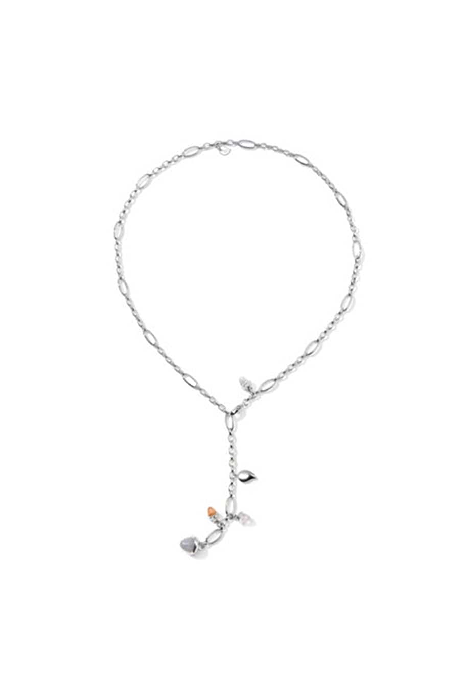 TAMARA COMOLLI-Cashmere Mikado Collier Necklace-WHITE GOLD