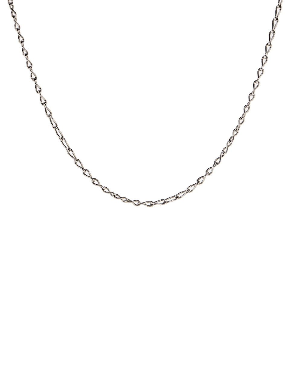 TAMARA COMOLLI-Eight Chain Necklace-WHITE GOLD