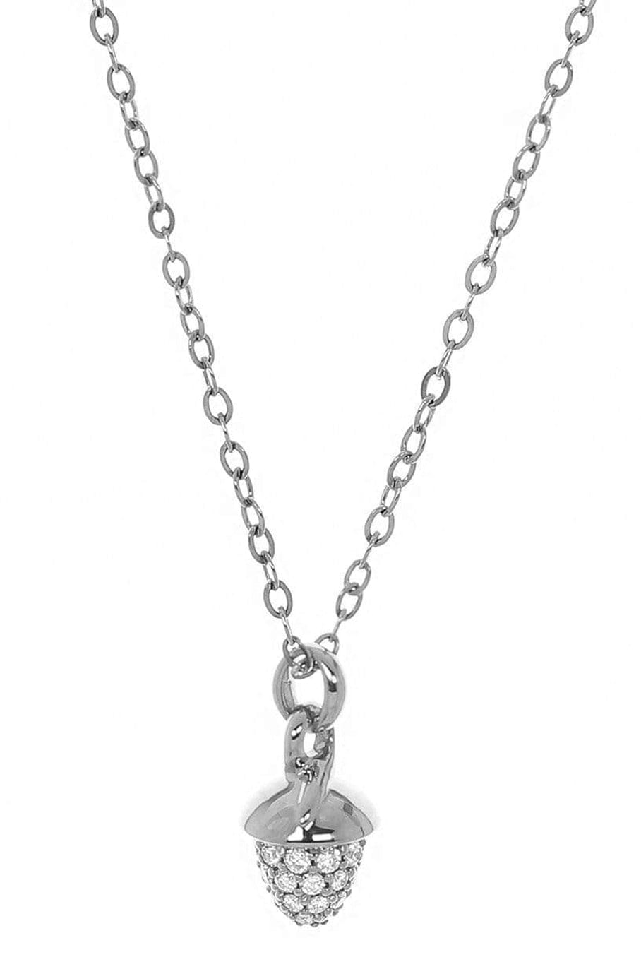 TAMARA COMOLLI-White Gold Pave Diamond My Mikado Necklace-WHITE GOLD