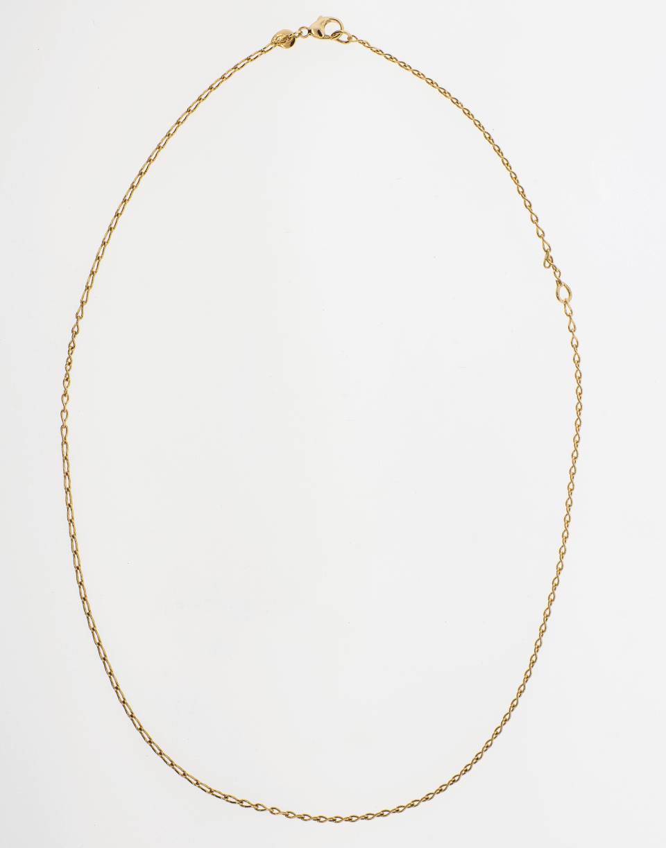 TAMARA COMOLLI-Adjustable Eight Link Chain-YELLOW GOLD