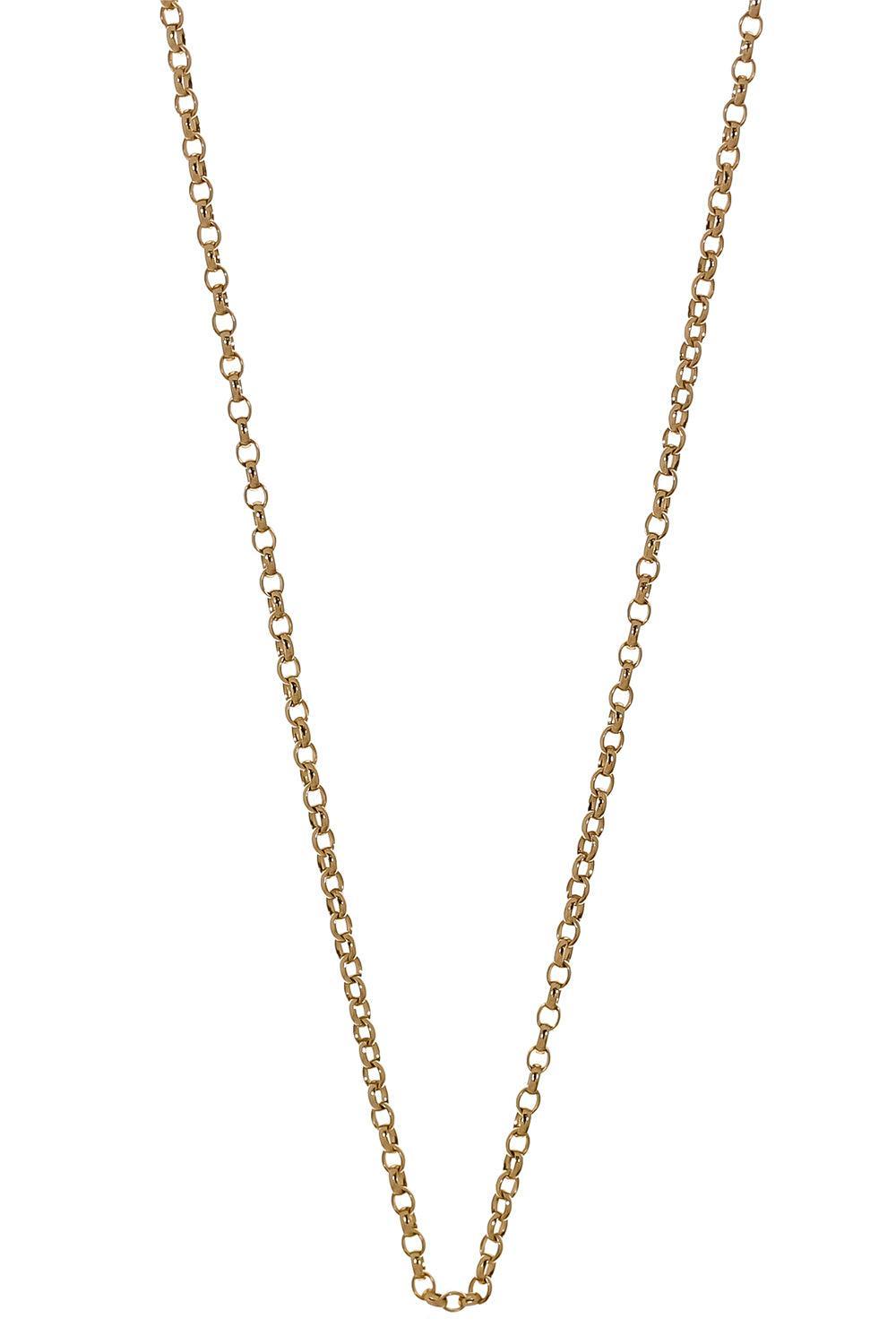 Belcher Chain Necklace - 2mm - 60cm-YELLOW GOLD-JEWELRYFINE JEWELNECKLACE O-TAMARA COMOLLI