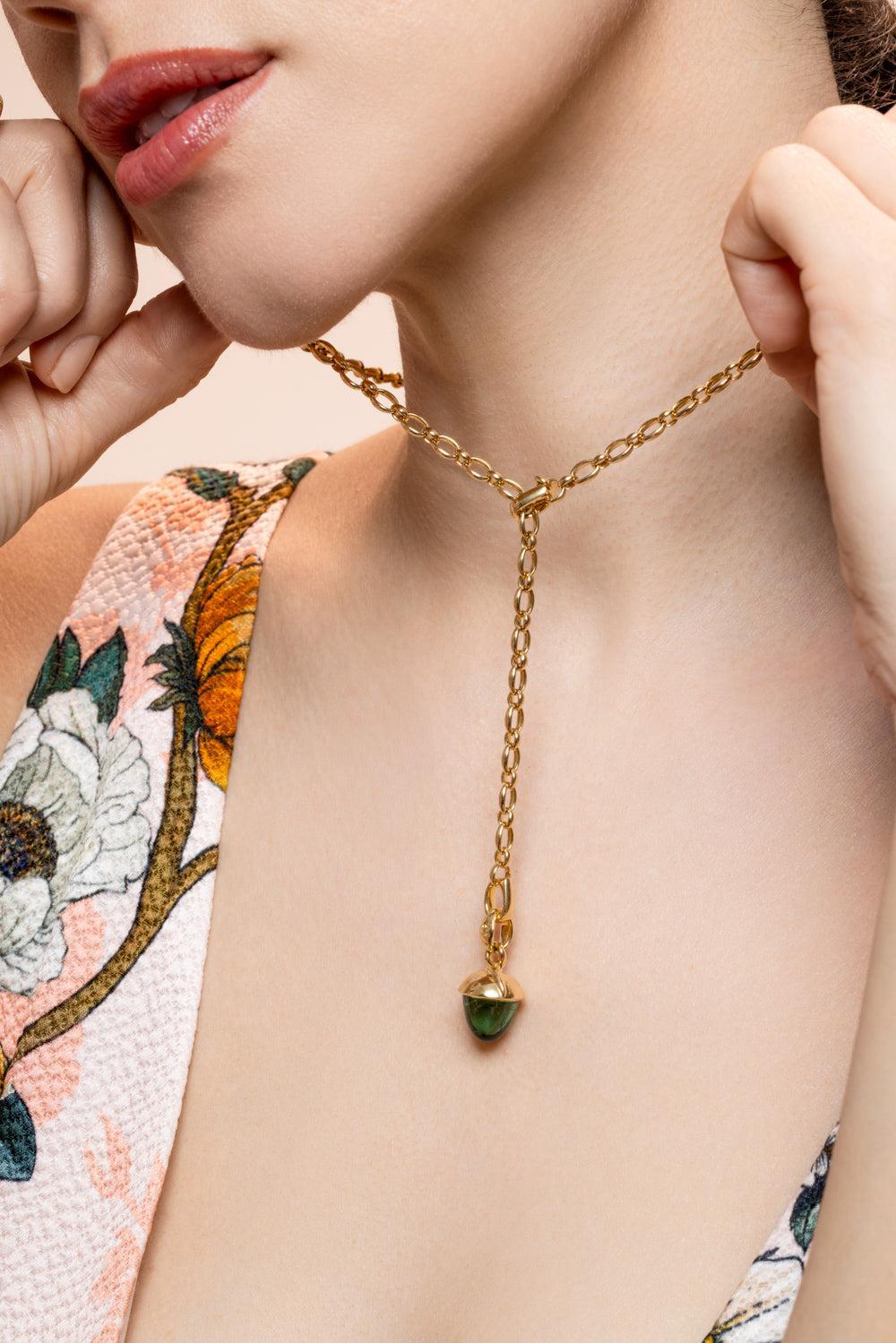 Lariat Necklace-YELLOW GOLD-JEWELRYFINE JEWELNECKLACE O-TAMARA COMOLLI