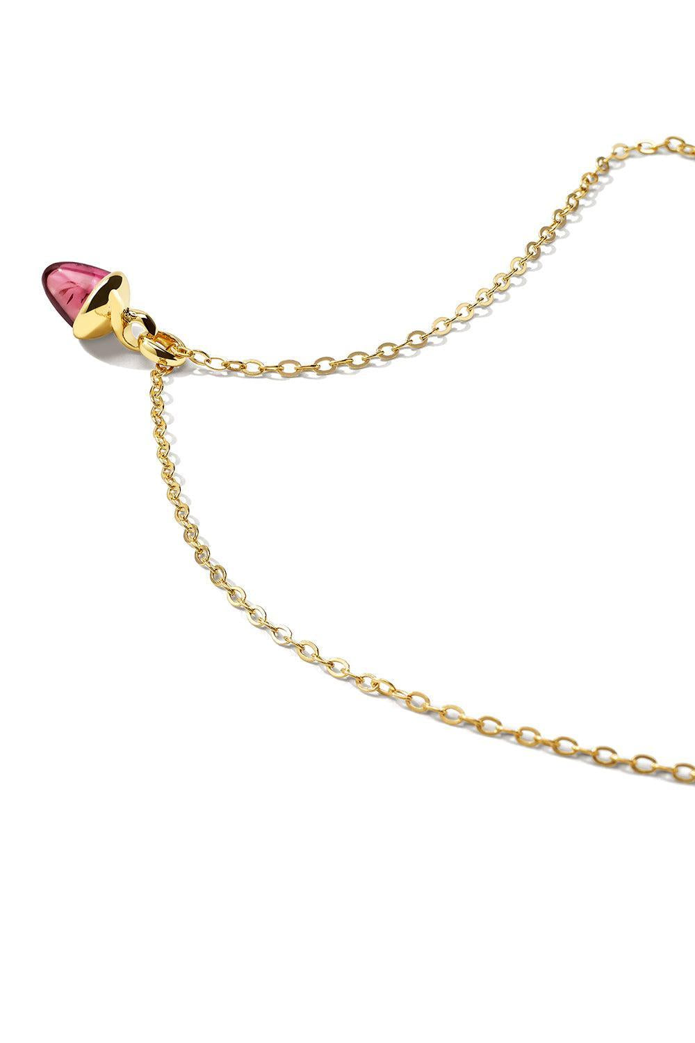 Rose Tourmaline myMikado Necklace-YELLOW GOLD-JEWELRYFINE JEWELNECKLACE O-TAMARA COMOLLI