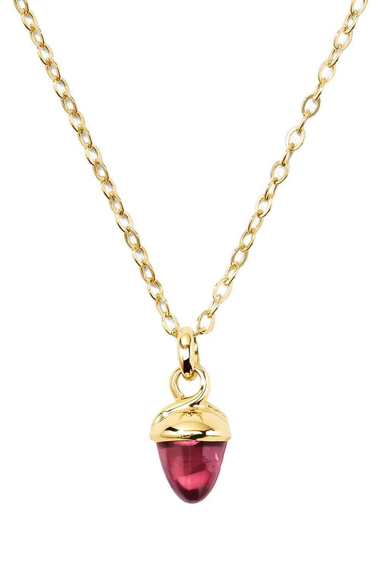 Rose Tourmaline myMikado Necklace-YELLOW GOLD-JEWELRYFINE JEWELNECKLACE O-TAMARA COMOLLI