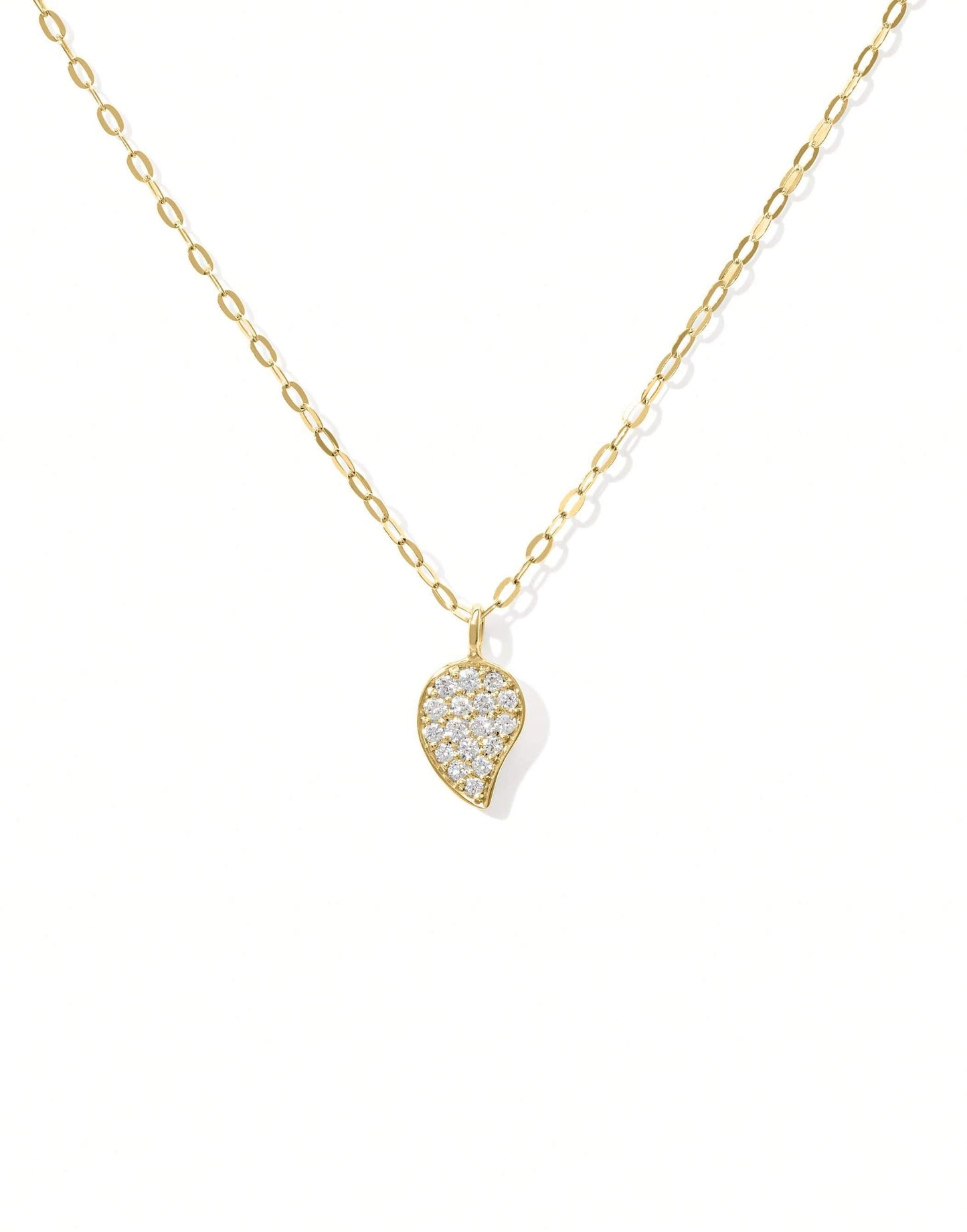 TAMARA COMOLLI-Yellow Gold Pave Diamond Drop Sparkle Chain-YELLOW GOLD
