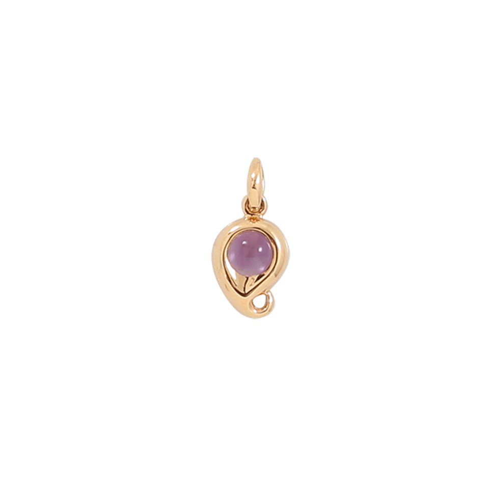 TAMARA COMOLLI-Amethyst Paisley Pendant-ROSE GOLD