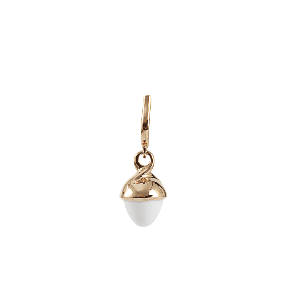TAMARA COMOLLI-Cacholong Mikado Flamenco Pendant-ROSE GOLD