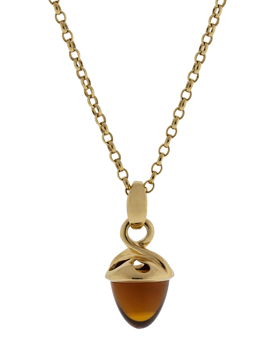 TAMARA COMOLLI-Citrine Fairy Mikado Bouquet Pendant-ROSE GOLD