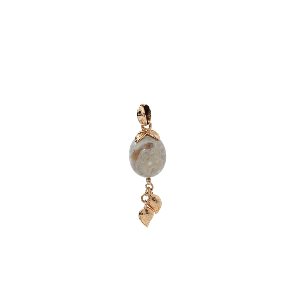 TAMARA COMOLLI-Large Ocean Jasper Coconut Pendant-ROSE GOLD