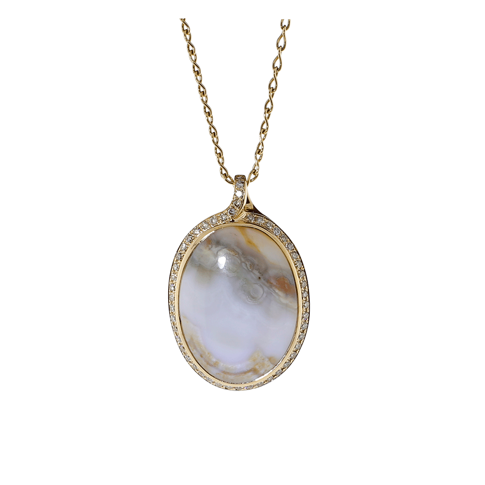 TAMARA COMOLLI-Ocean Jasper Amulet Pendant-ROSE GOLD