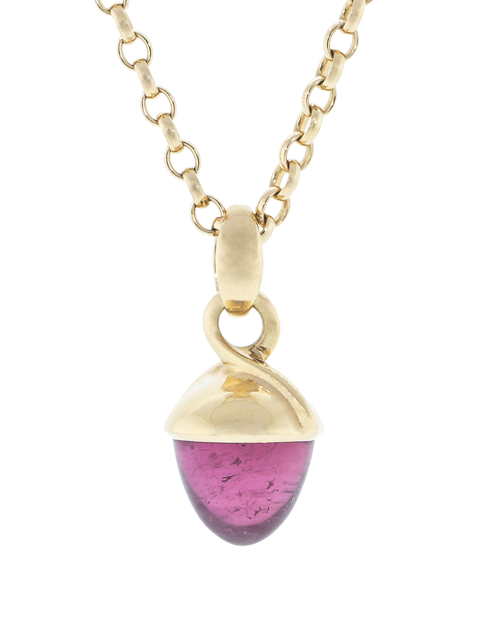 TAMARA COMOLLI-Rosa Tourmaline Mikado Flamenco Pendant-ROSE GOLD