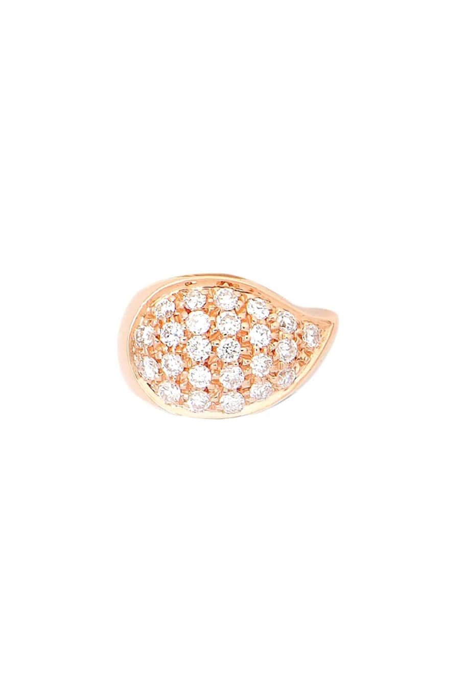 TAMARA COMOLLI-Signature Pave Diamond Drop Clasp-ROSE GOLD
