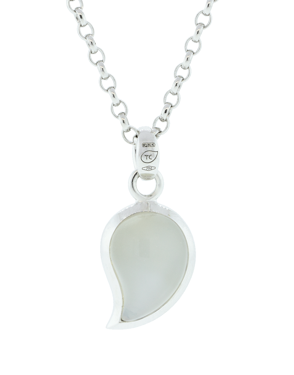 TAMARA COMOLLI-Cashmere Double Drop Pendant-WHITE GOLD