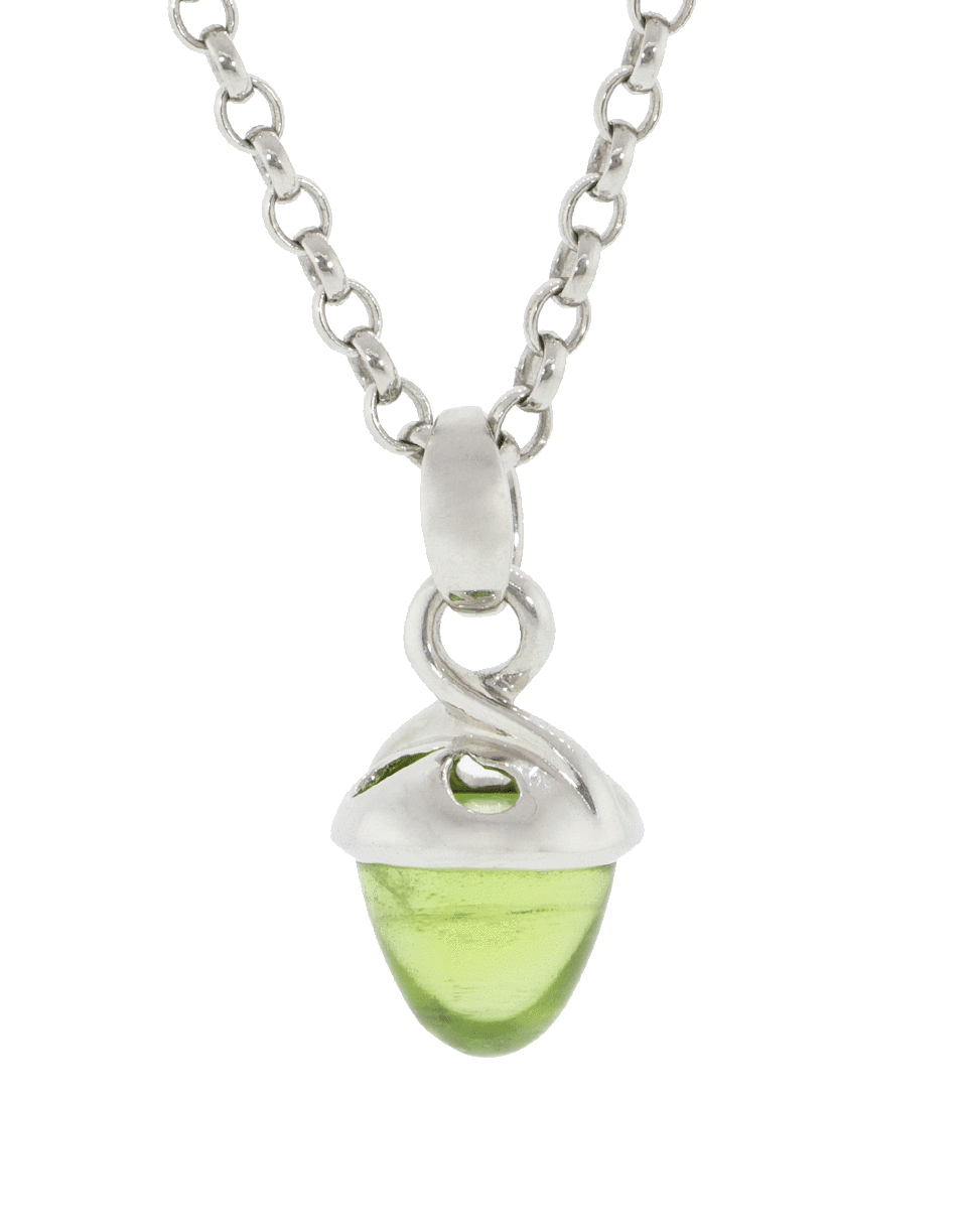 TAMARA COMOLLI-Fairy Peridot Mikado Pendant-WHITE GOLD