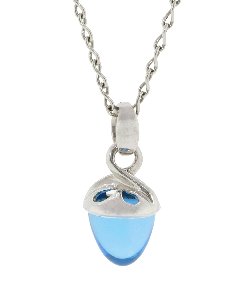 TAMARA COMOLLI-Fairy Swiss Topaz Mikado Pendant-WHITE GOLD