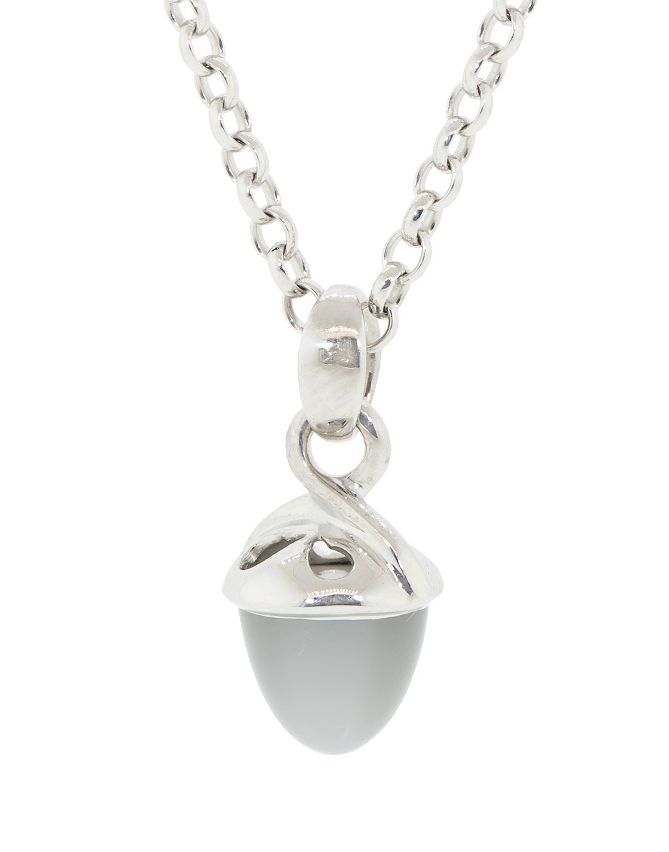 TAMARA COMOLLI-Grey Moonstone Fairy Mikado Bouquet Pendant-WHITE GOLD