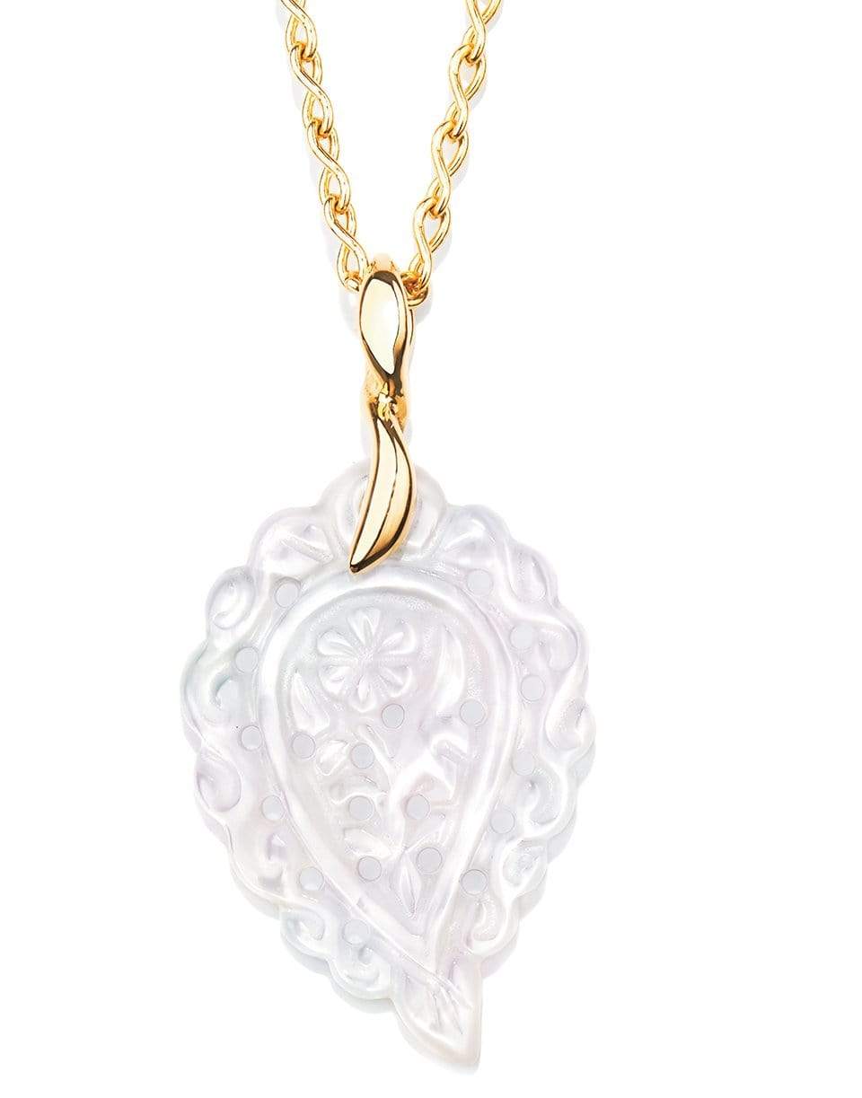 TAMARA COMOLLI-Medium Mother of Pearl India Pendant-YELLOW GOLD