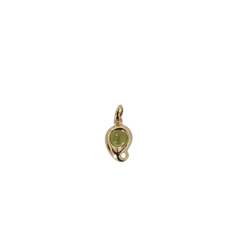 TAMARA COMOLLI-Peridot Paisley Pendant-YELLOW GOLD