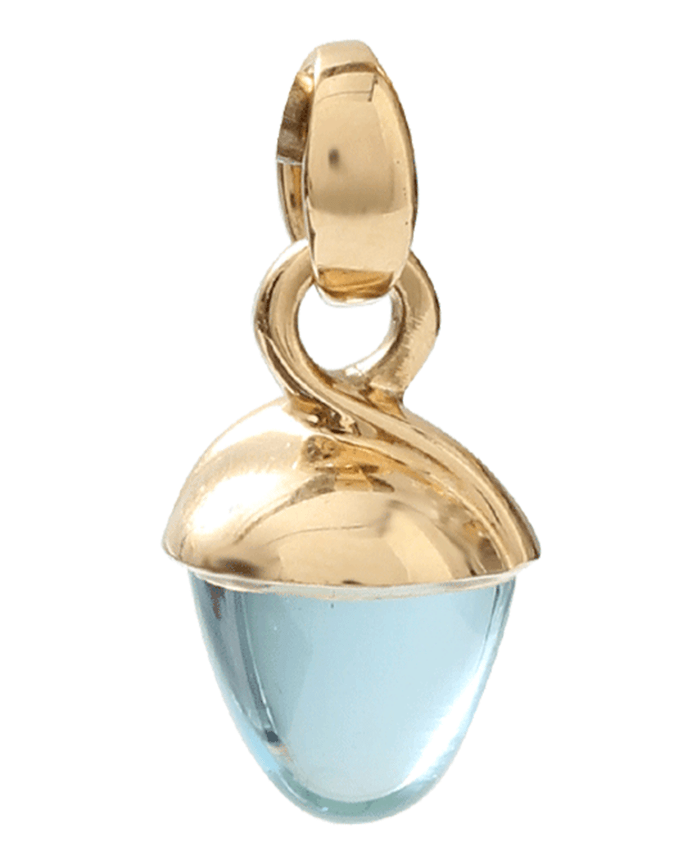 TAMARA COMOLLI-Sky Blue Topaz Mikado Bouquet Pendant-YELLOW GOLD
