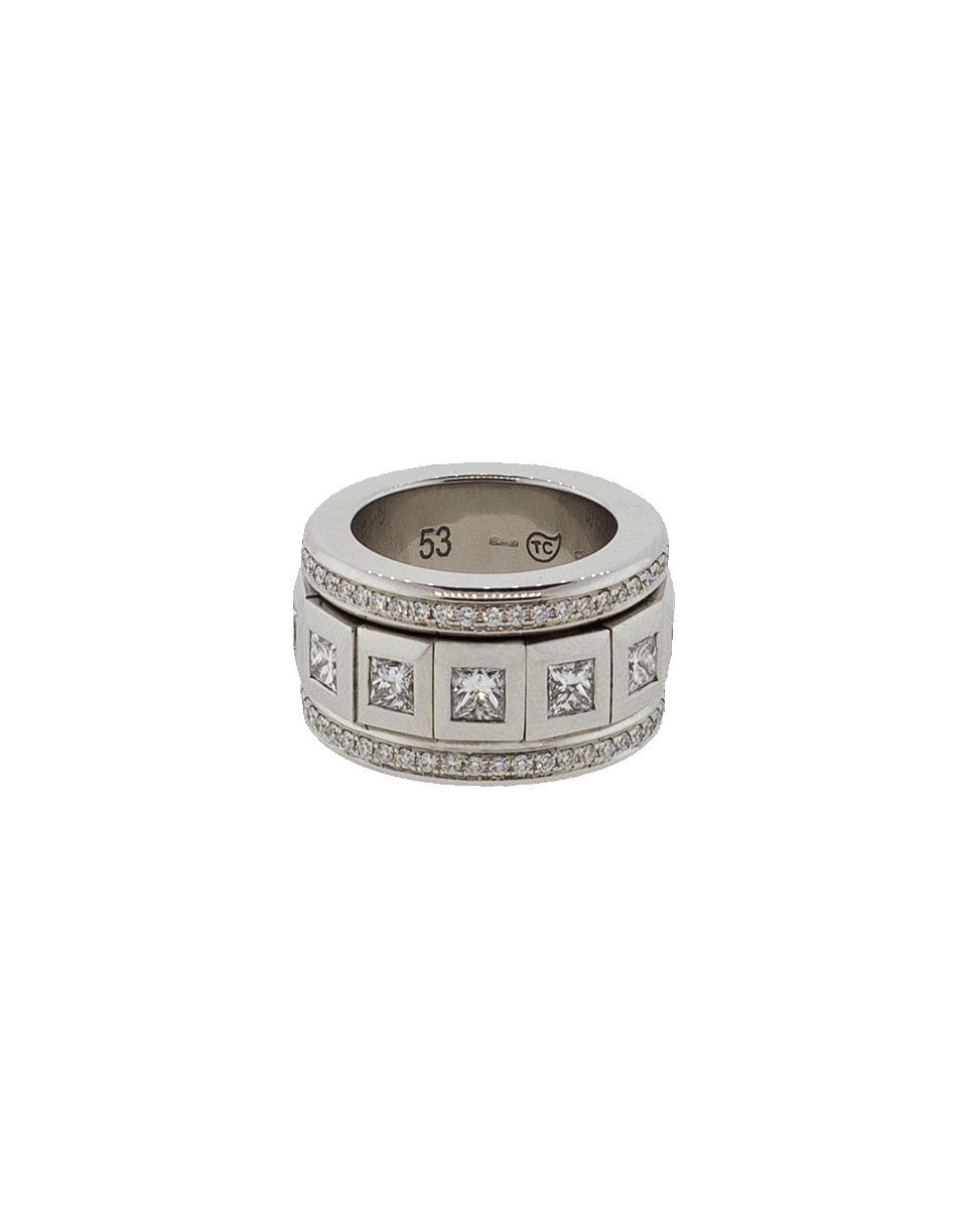 TAMARA COMOLLI-Princess Pave Diamonds Ring-WHITE GOLD