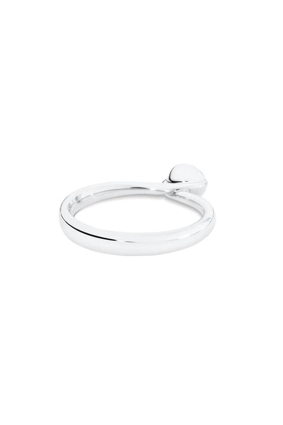 TAMARA COMOLLI-Diamond Solitaire Bouton Ring-WHITE GOLD