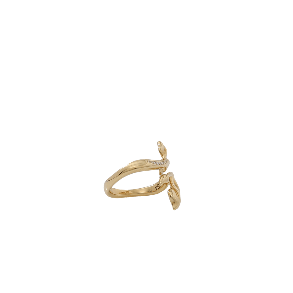 TAMARA COMOLLI-Diamond Paveline Fairy Ring-YELLOW GOLD