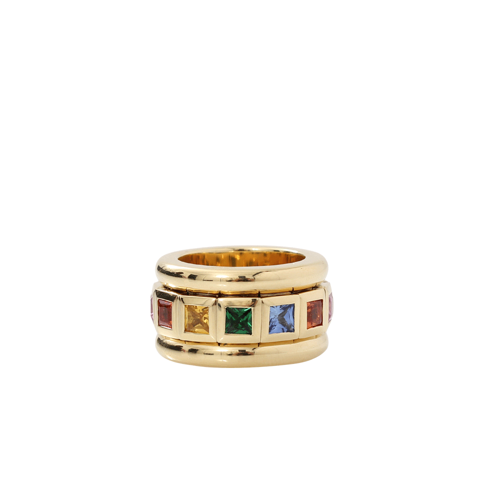 TAMARA COMOLLI-Candy Curriculum Vitae Ring-YELLOW GOLD