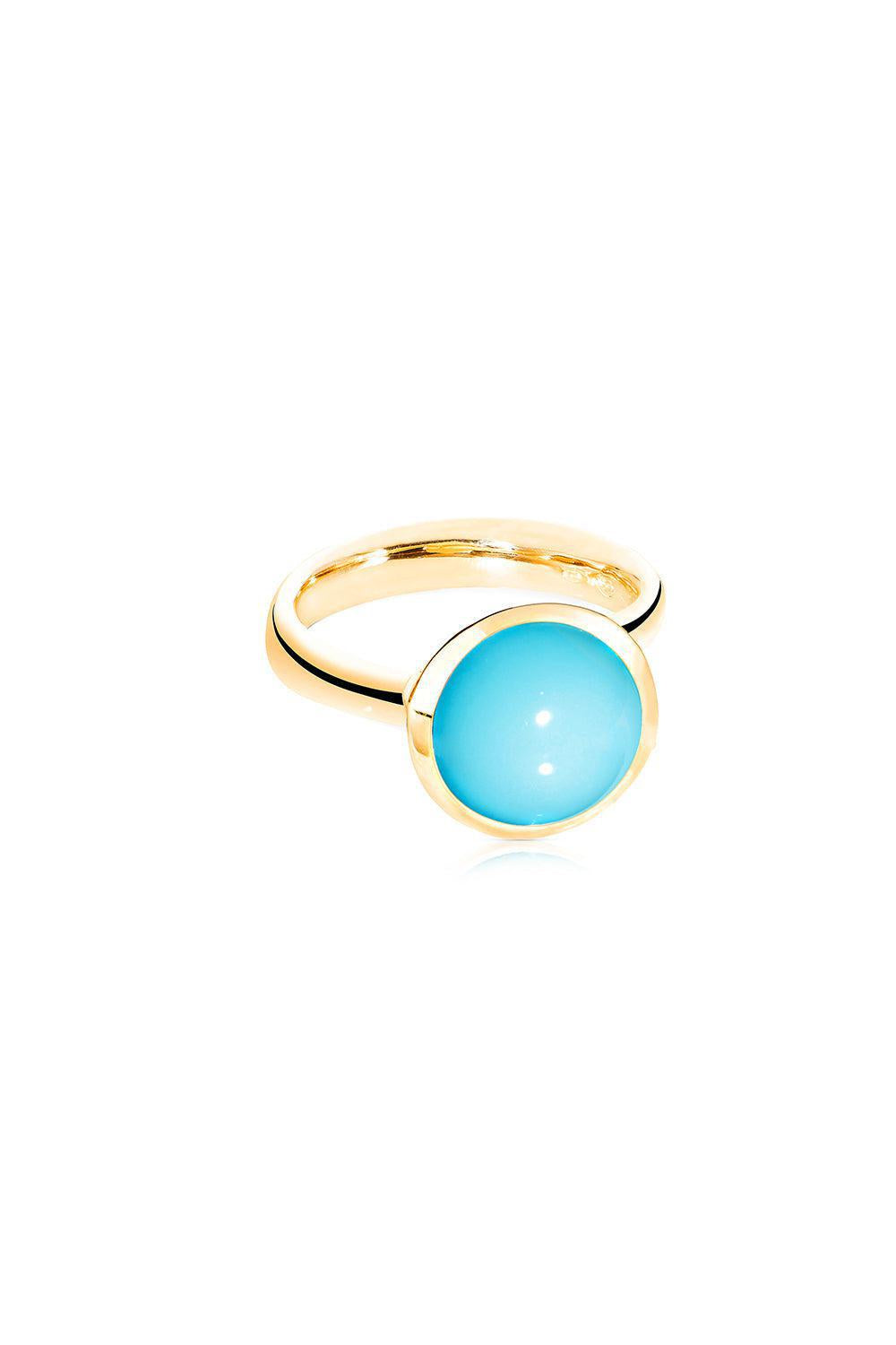Large Turquoise Bouton Ring