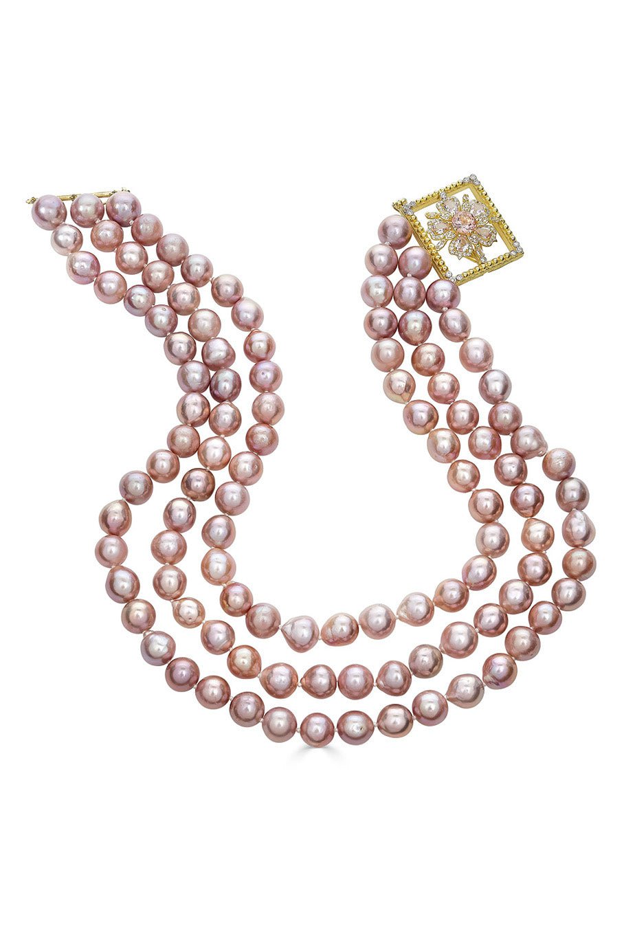 TANYA FARAH-Bloom Necklace-YELLOW GOLD