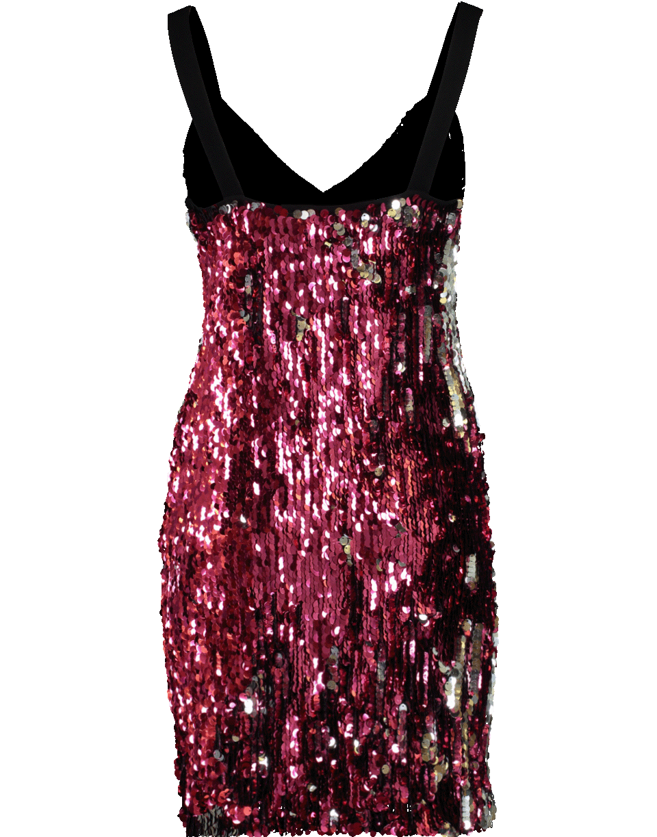TANYA TAYLOR-Two Tone Sequin Becca Dress-