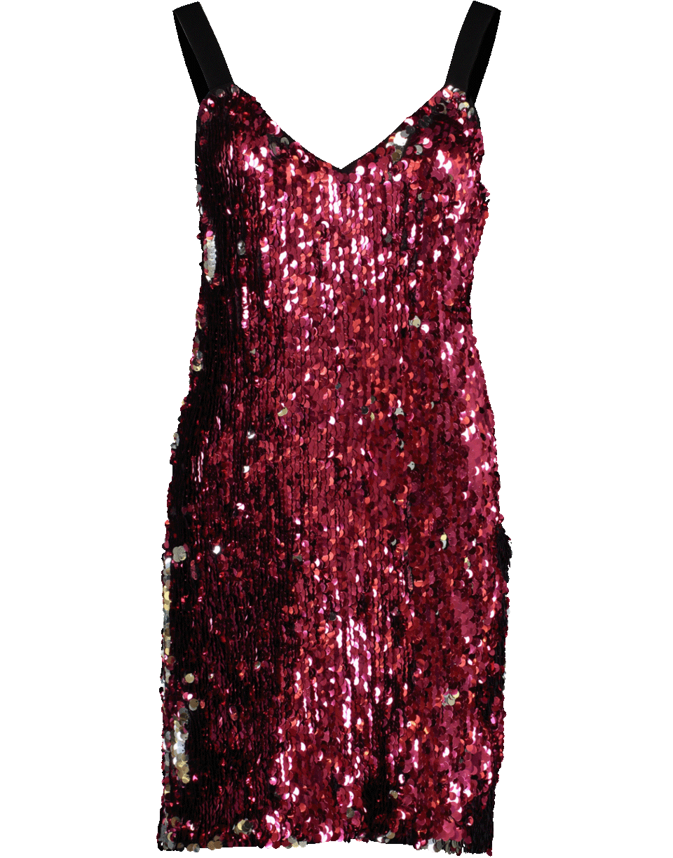 TANYA TAYLOR-Two Tone Sequin Becca Dress-
