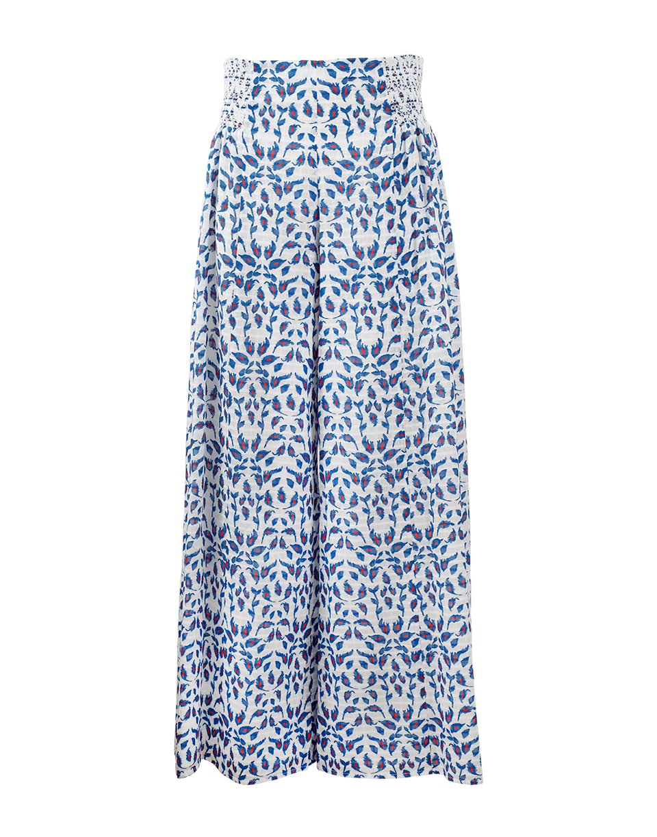 TANYA TAYLOR-Leaf Ikat Plaid Parker Pant-